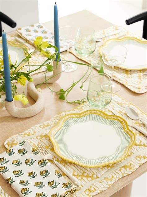 May 31, 2023 - Fashion label Rhode teamed up with West Elm on a new collection of bedding and tableware featuring mix-and-match prints and scallops galore. . Rhode west elm collab